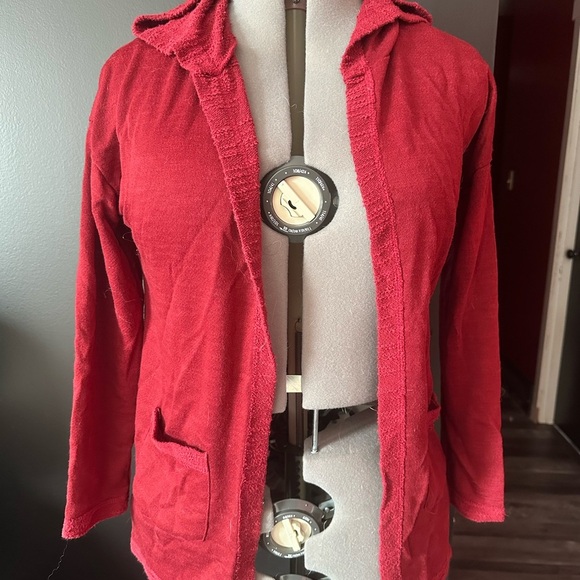 **3 for $15**Wallflower Red Cardigan Sweater - Picture 1 of 6